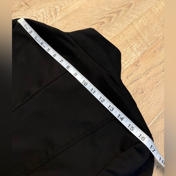 Zelda Black Military Style Tailored Silver Tone Button Blazer Sz 6 - Picture 5 of 7